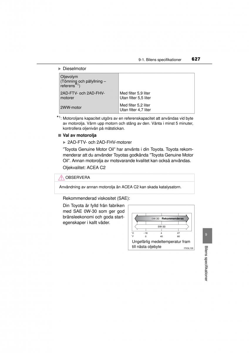 Toyota RAV4 IV 4 instruktionsbok / page 627