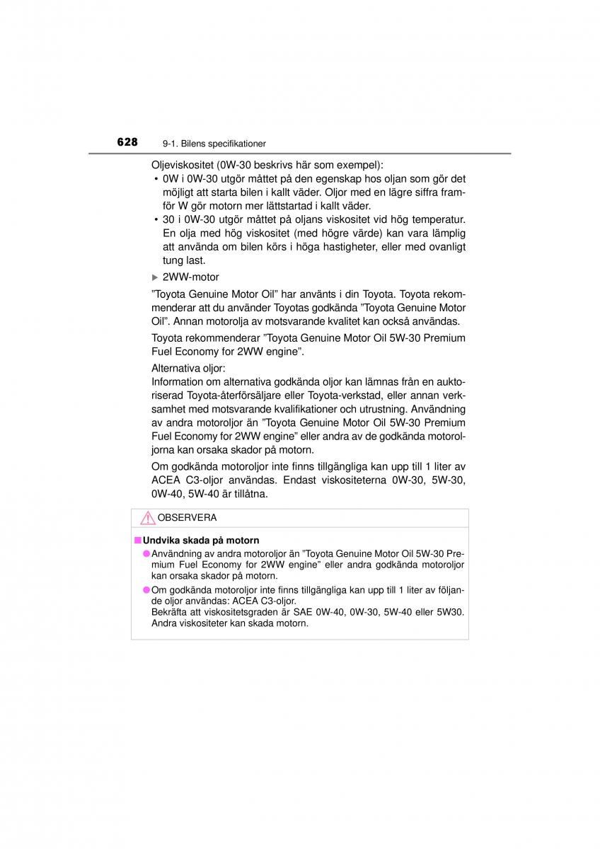 Toyota RAV4 IV 4 instruktionsbok / page 628