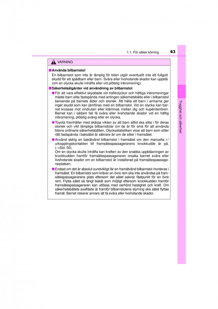 Toyota RAV4 IV 4 instruktionsbok / page 63