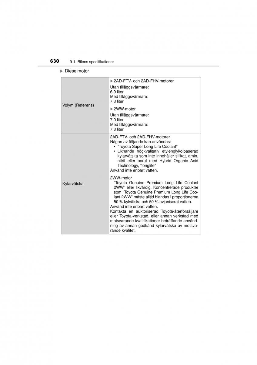 Toyota RAV4 IV 4 instruktionsbok / page 630