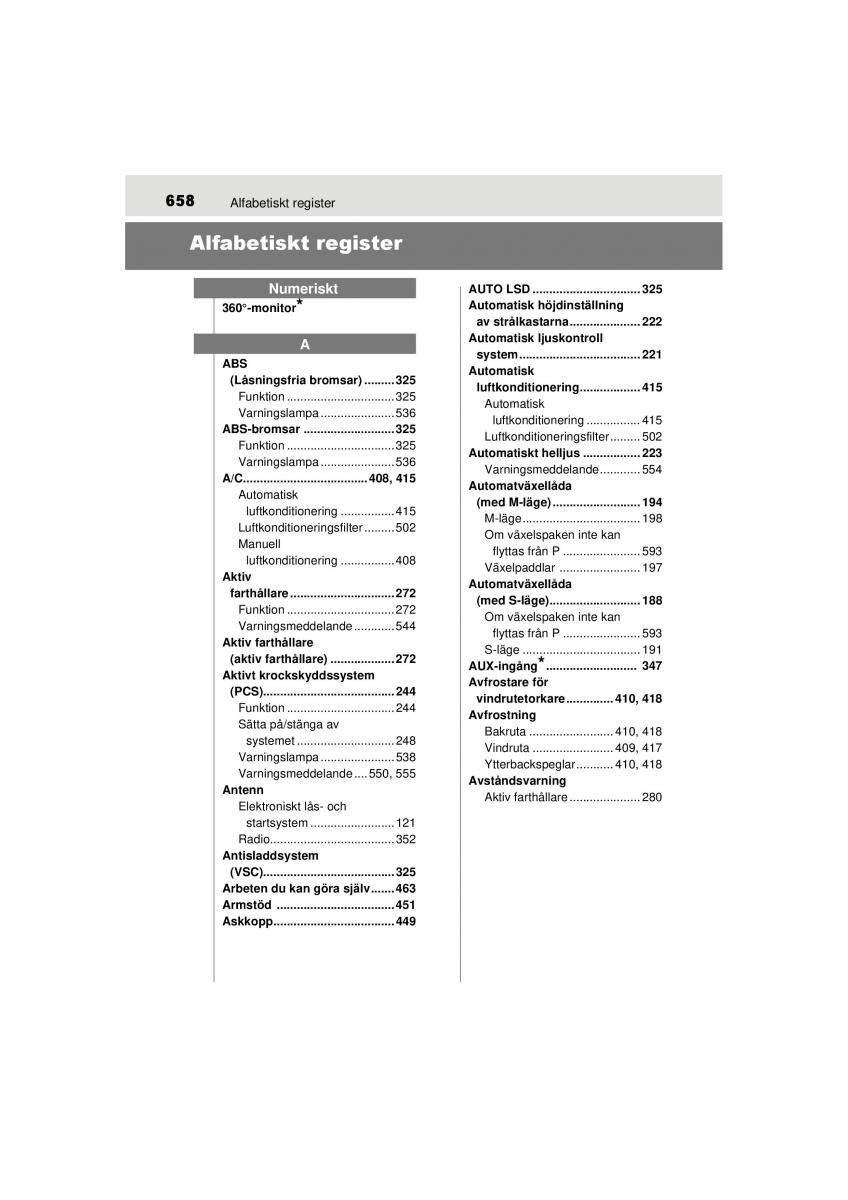 Toyota RAV4 IV 4 instruktionsbok / page 658