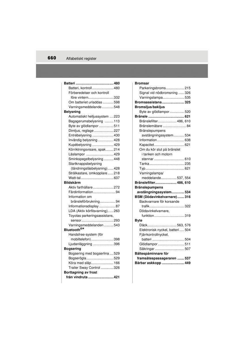 Toyota RAV4 IV 4 instruktionsbok / page 660