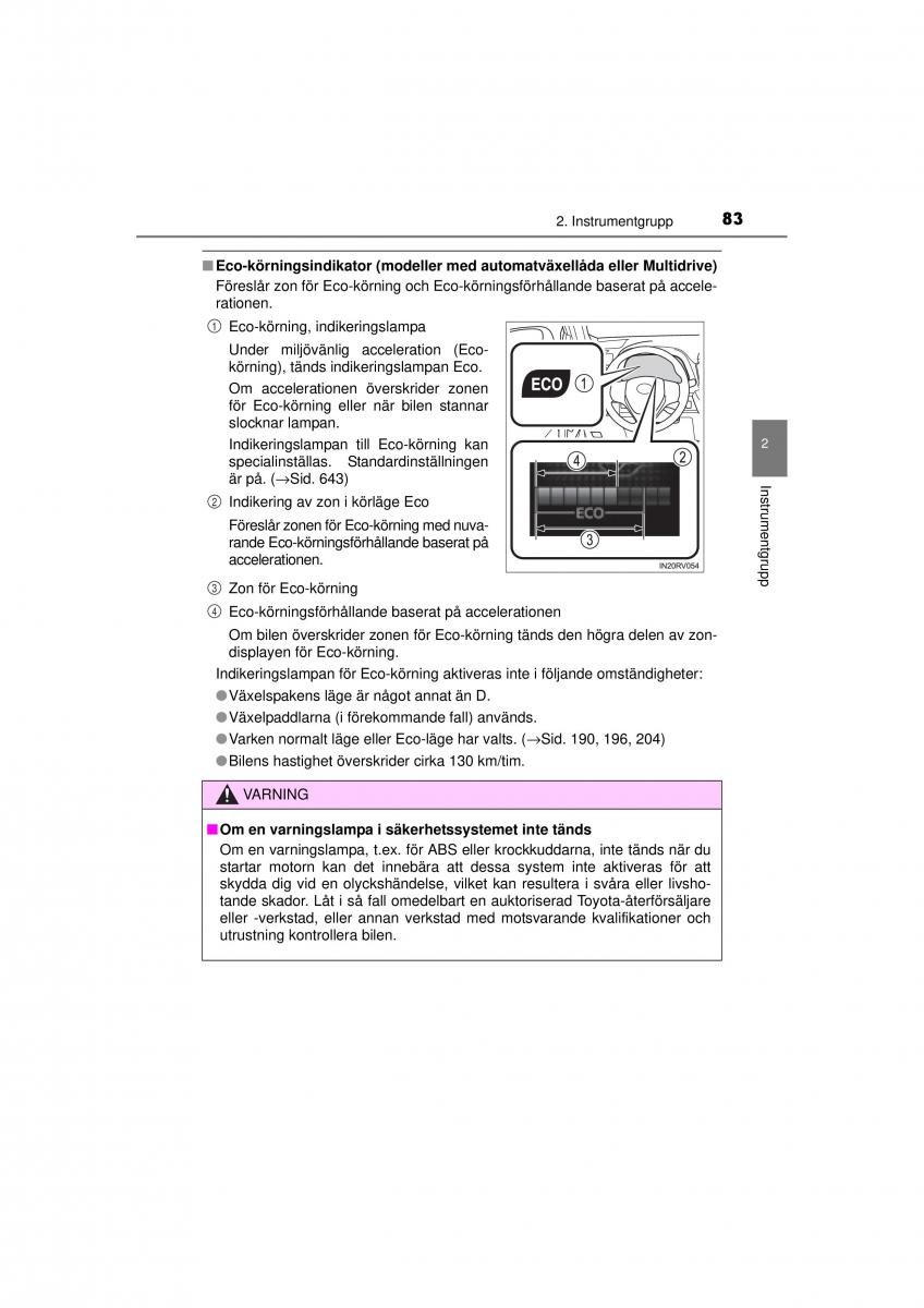 Toyota RAV4 IV 4 instruktionsbok / page 83