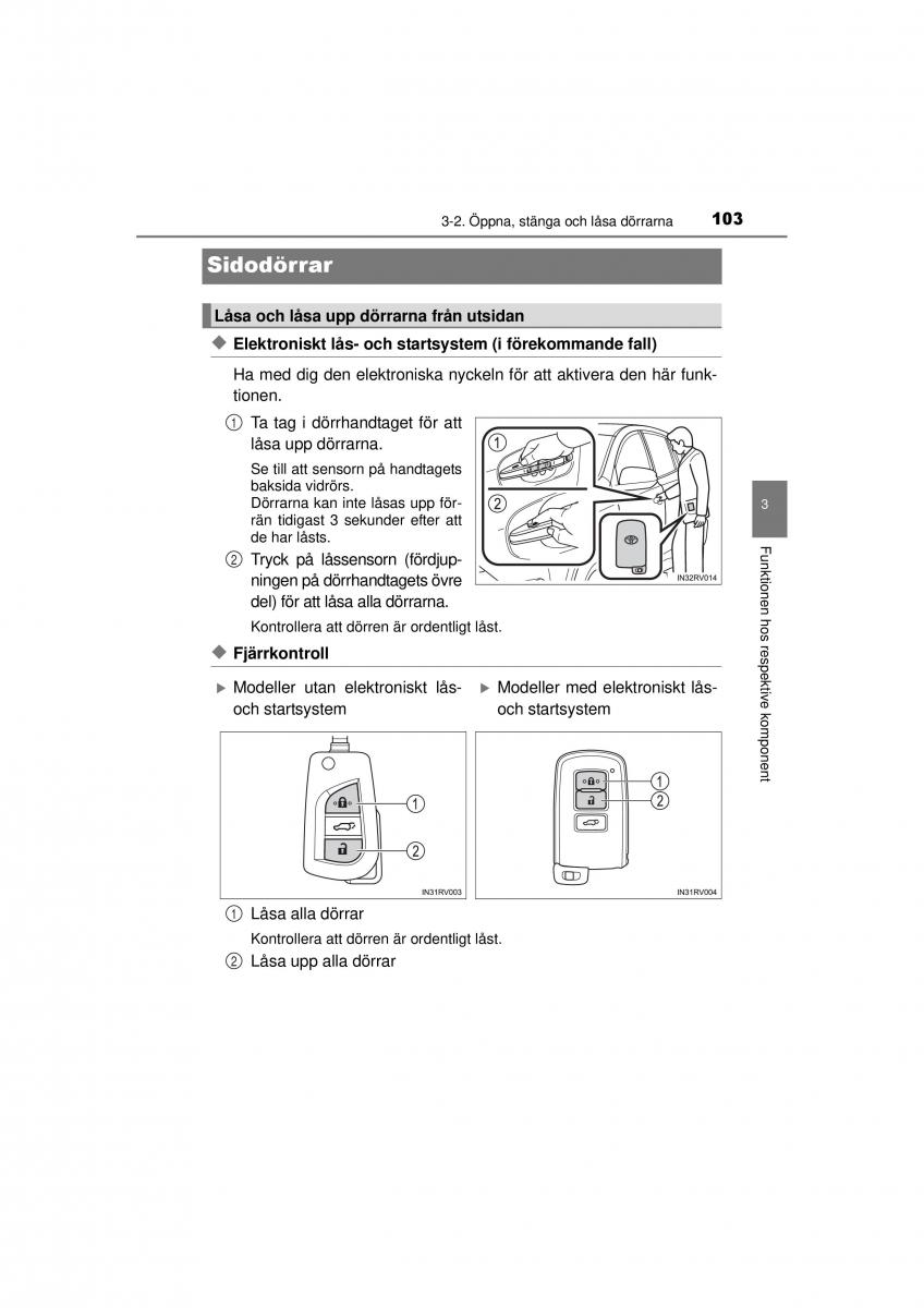 Toyota RAV4 IV 4 instruktionsbok / page 103