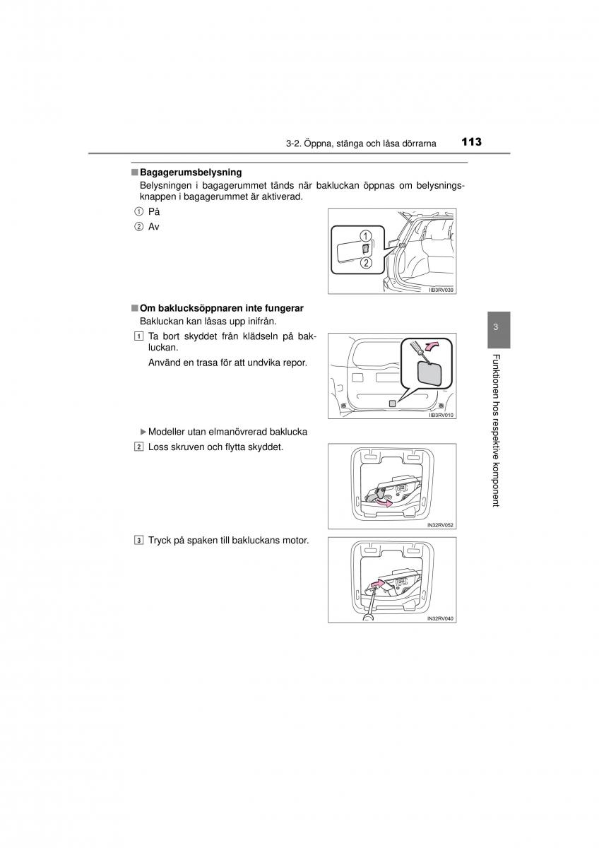 Toyota RAV4 IV 4 instruktionsbok / page 113