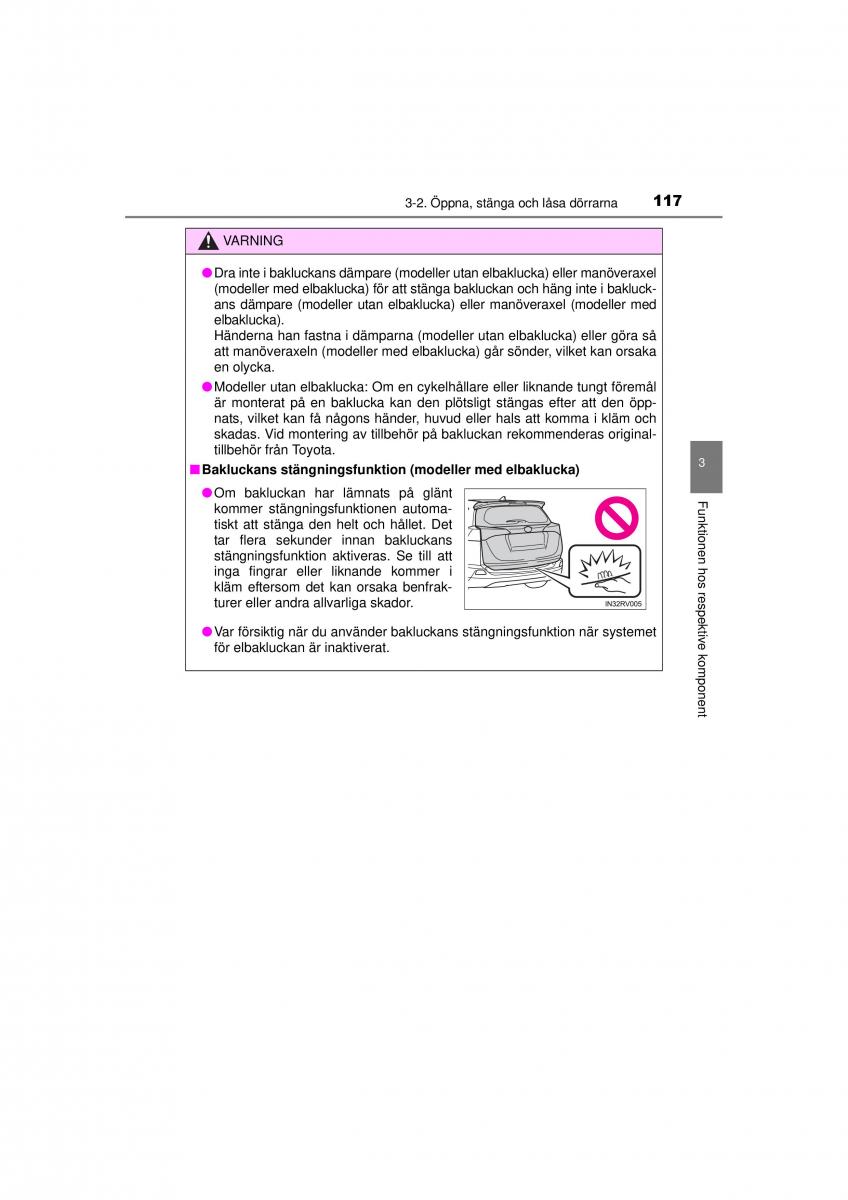 Toyota RAV4 IV 4 instruktionsbok / page 117