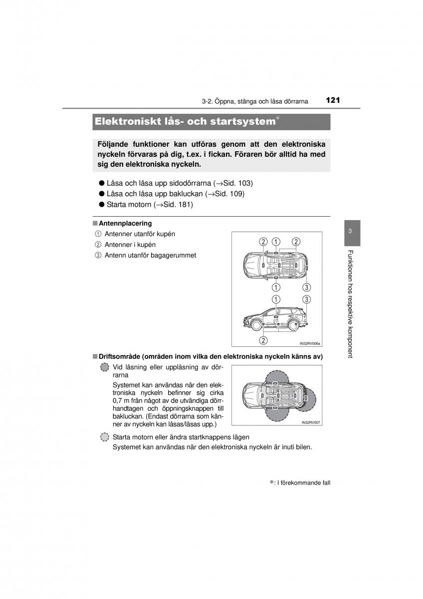 Toyota RAV4 IV 4 instruktionsbok / page 121