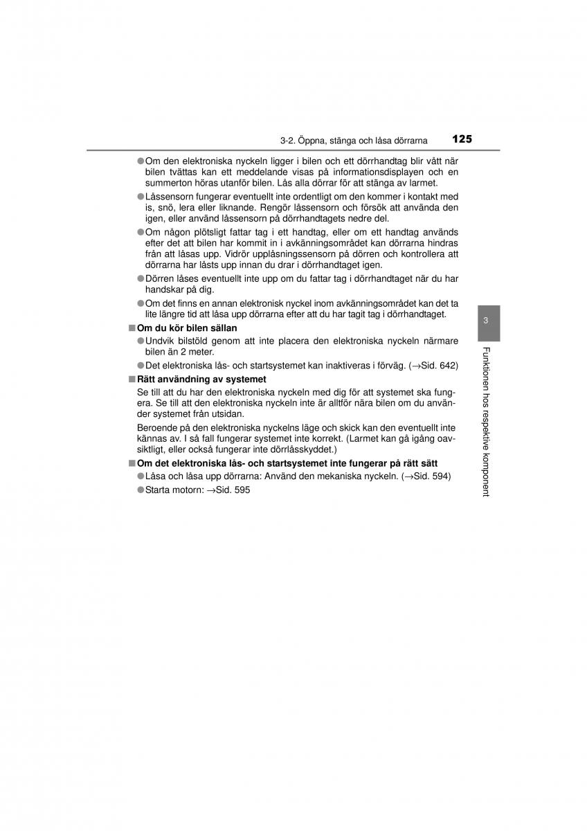 Toyota RAV4 IV 4 instruktionsbok / page 125