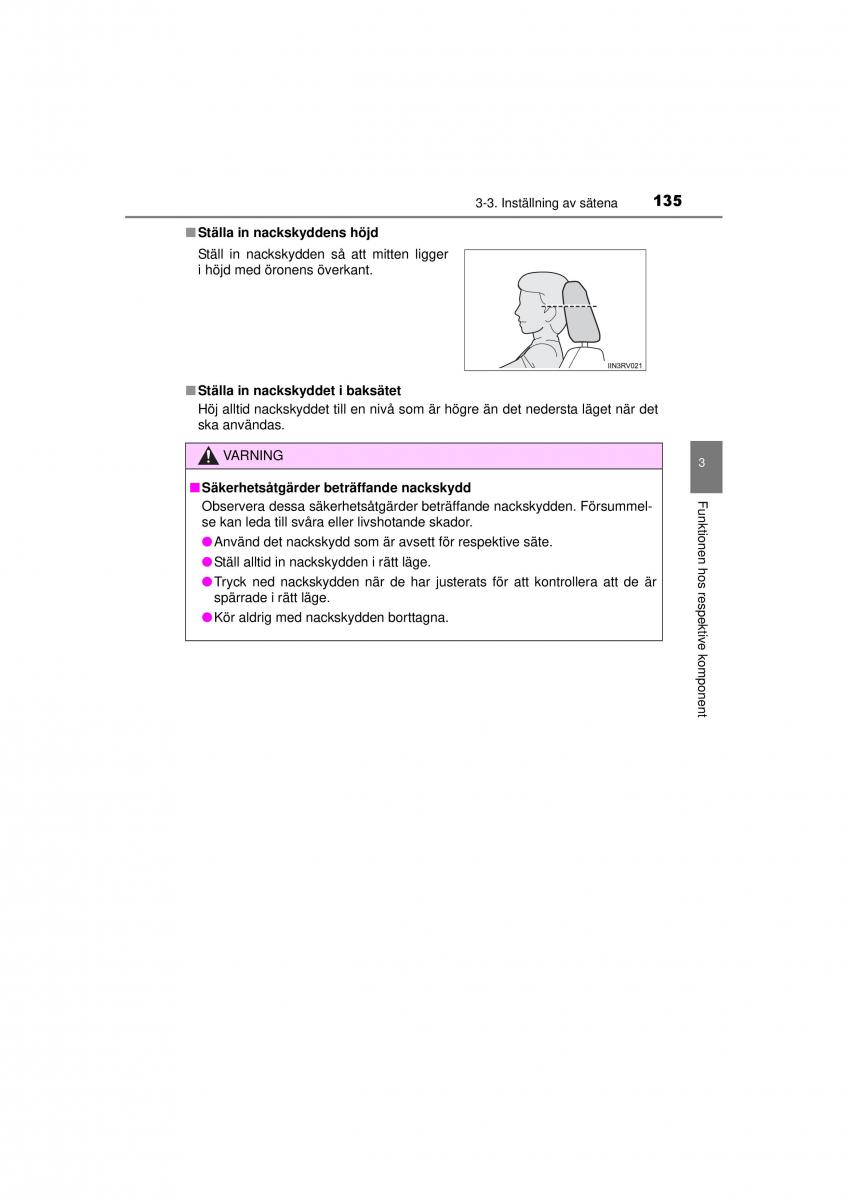 Toyota RAV4 IV 4 instruktionsbok / page 135