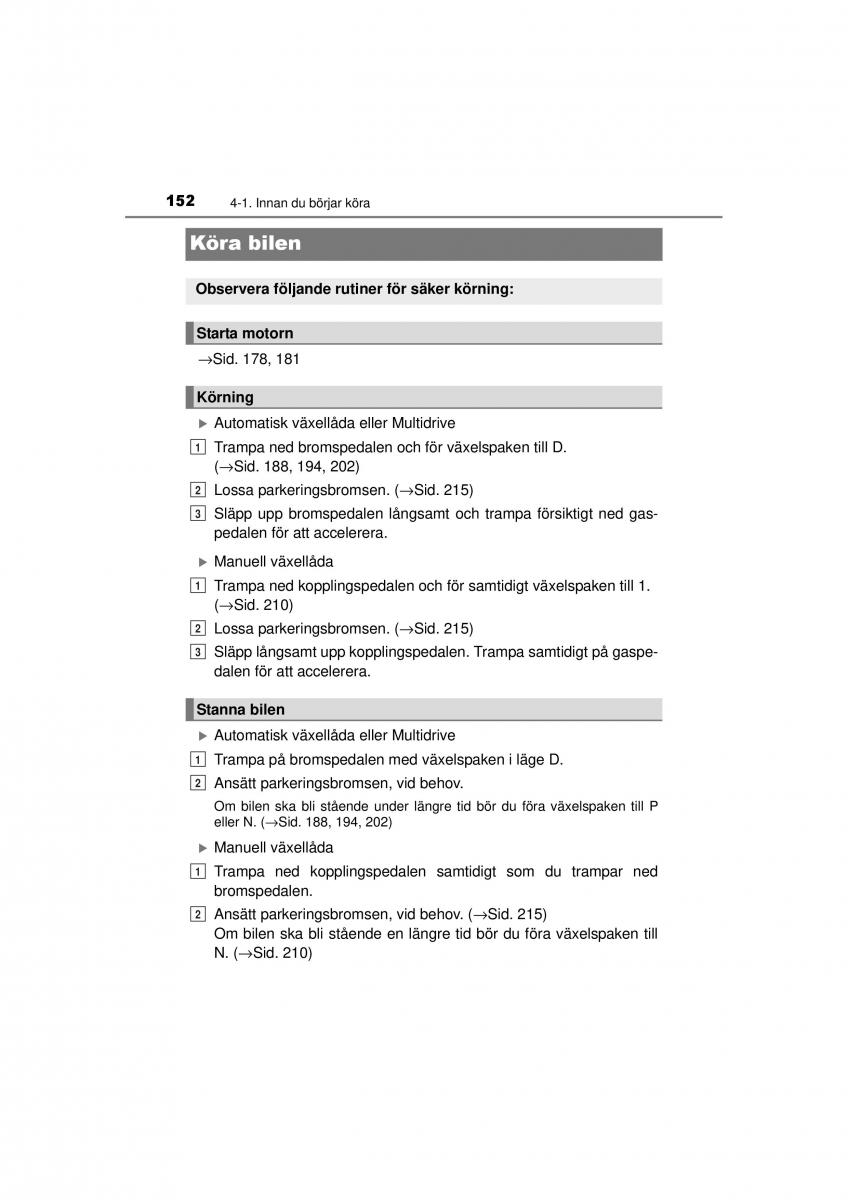 Toyota RAV4 IV 4 instruktionsbok / page 152