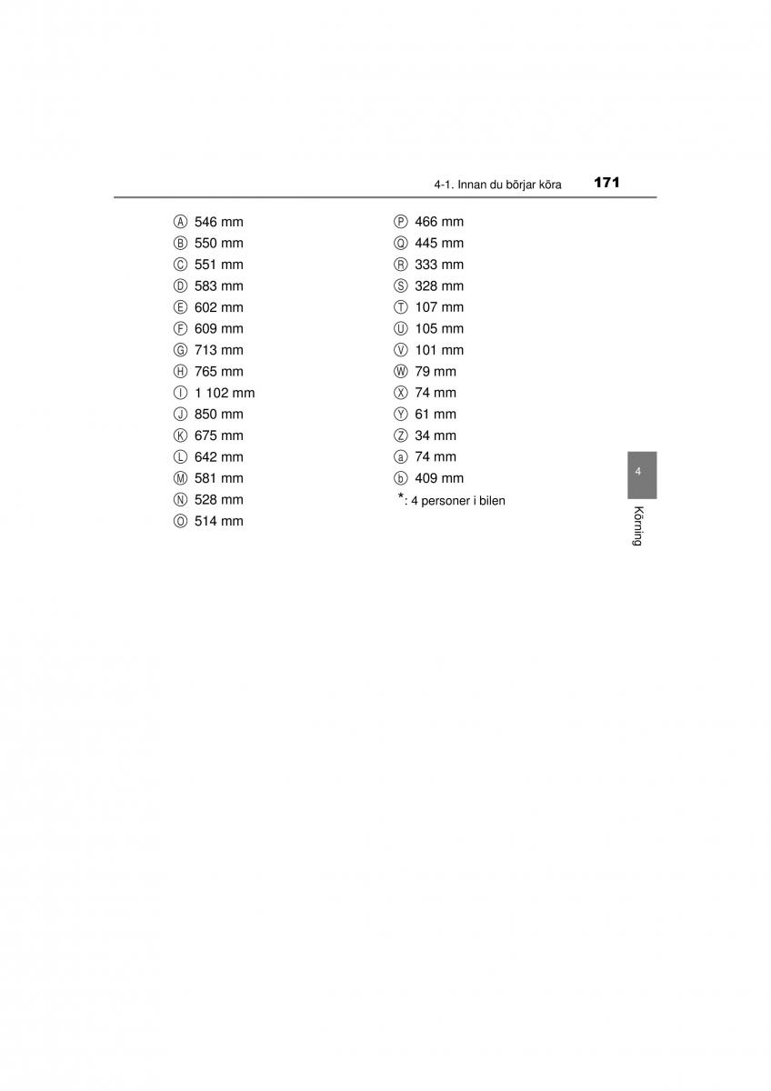 Toyota RAV4 IV 4 instruktionsbok / page 171