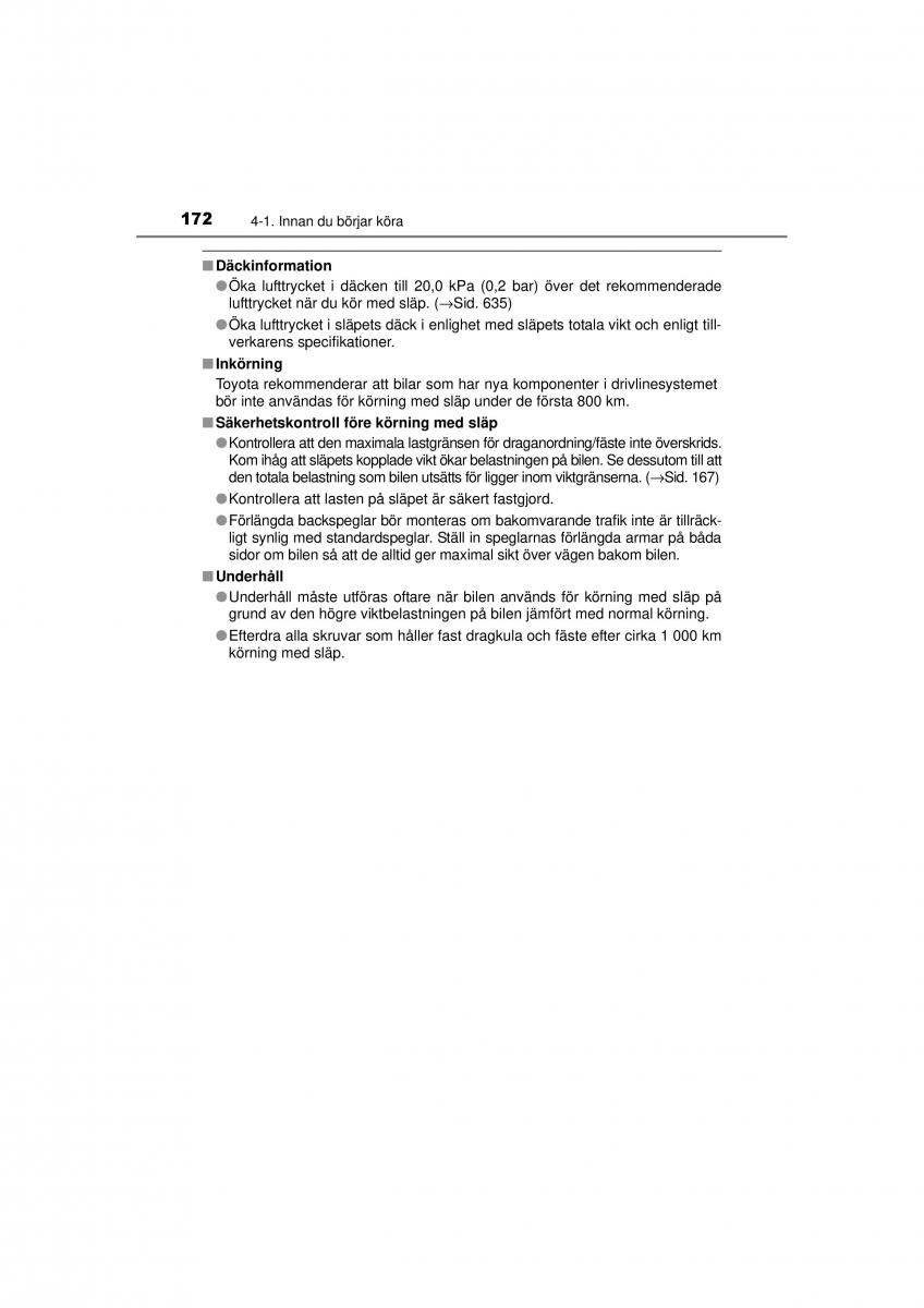 Toyota RAV4 IV 4 instruktionsbok / page 172