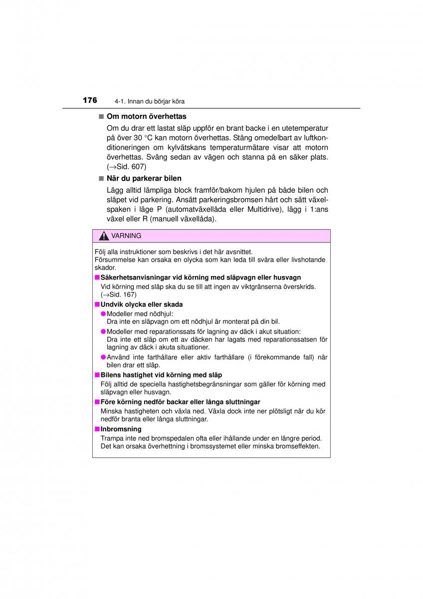 Toyota RAV4 IV 4 instruktionsbok / page 176