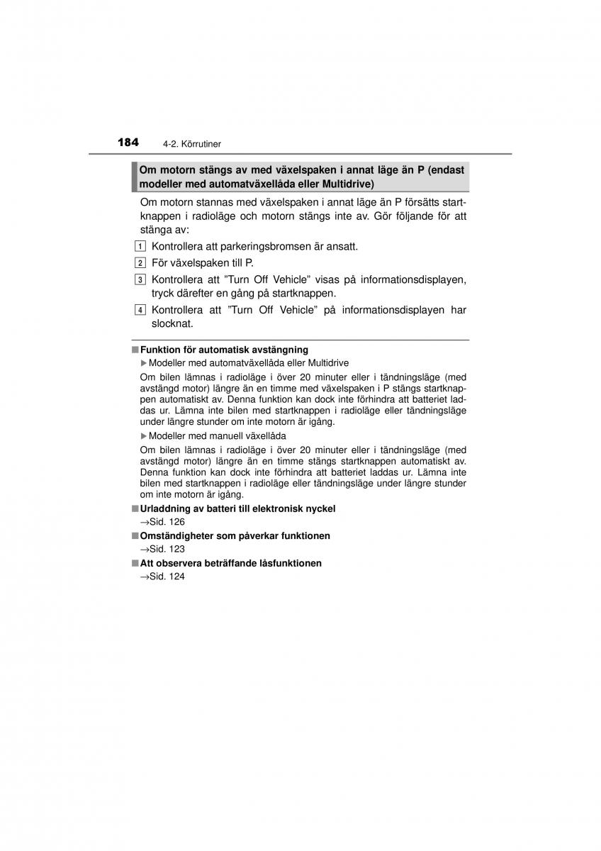 Toyota RAV4 IV 4 instruktionsbok / page 184