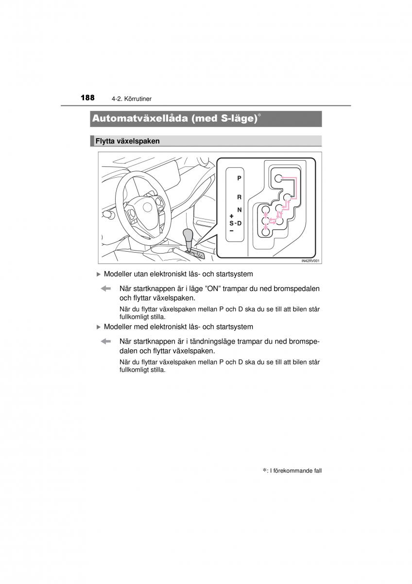 Toyota RAV4 IV 4 instruktionsbok / page 188