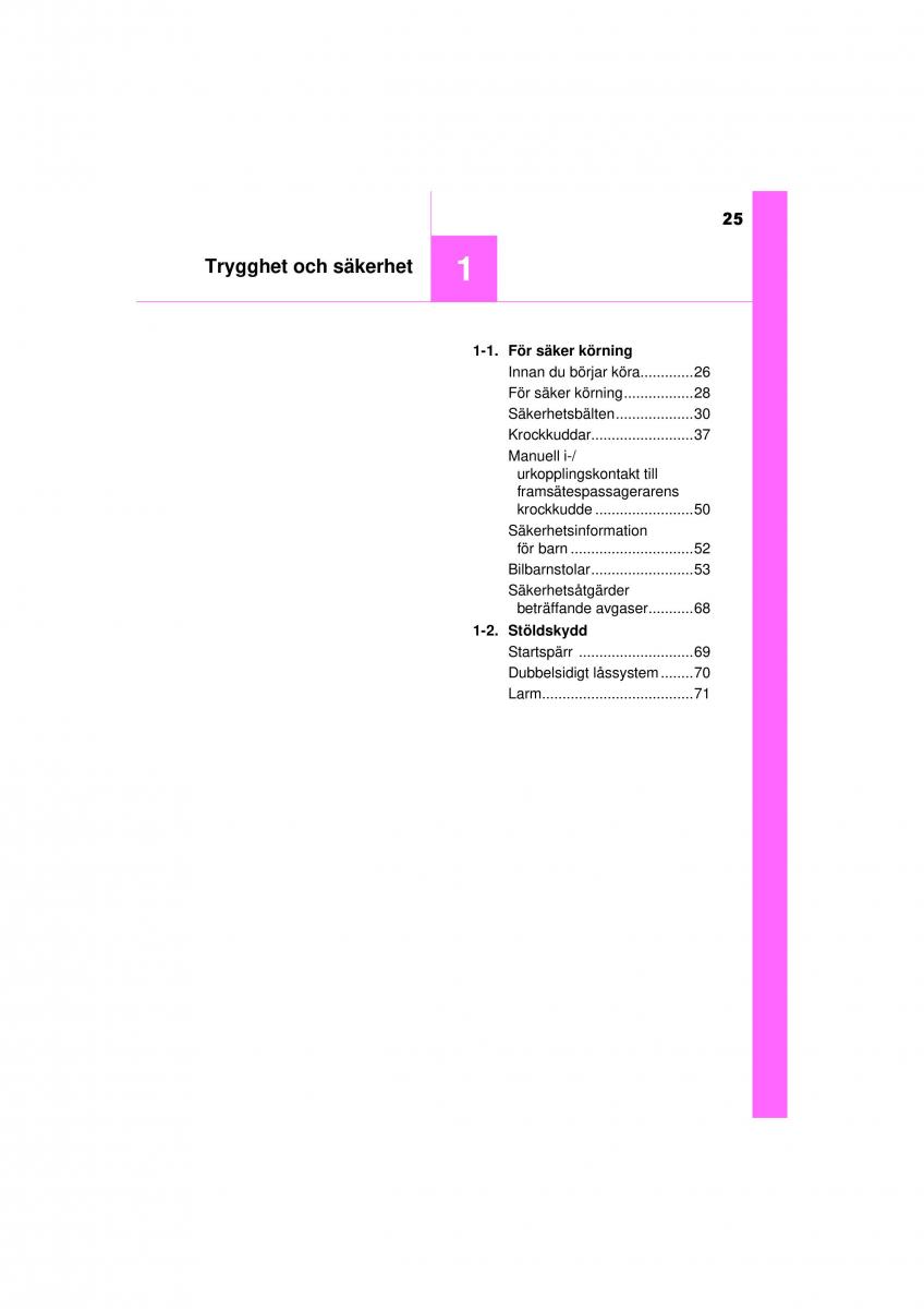 Toyota RAV4 IV 4 instruktionsbok / page 25