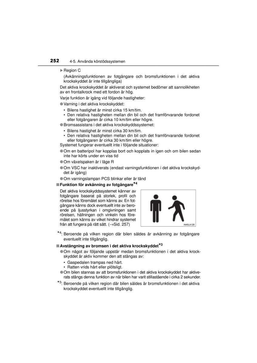 Toyota RAV4 IV 4 instruktionsbok / page 252