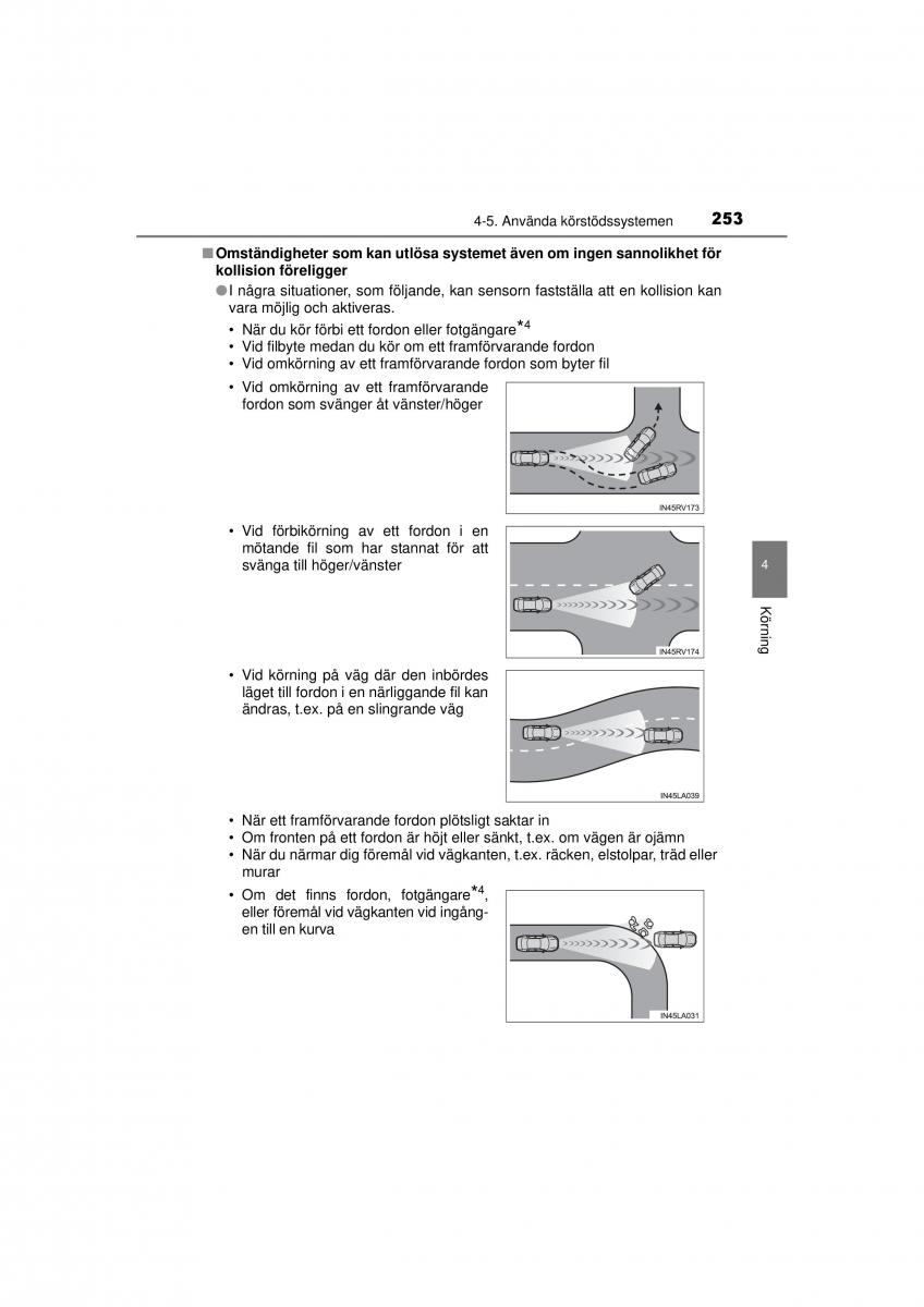 Toyota RAV4 IV 4 instruktionsbok / page 253