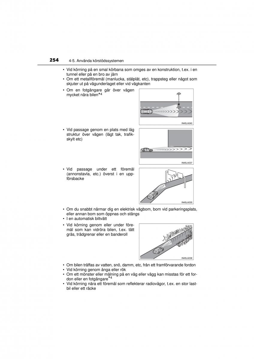 Toyota RAV4 IV 4 instruktionsbok / page 254