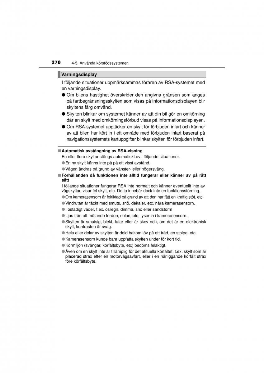 Toyota RAV4 IV 4 instruktionsbok / page 270