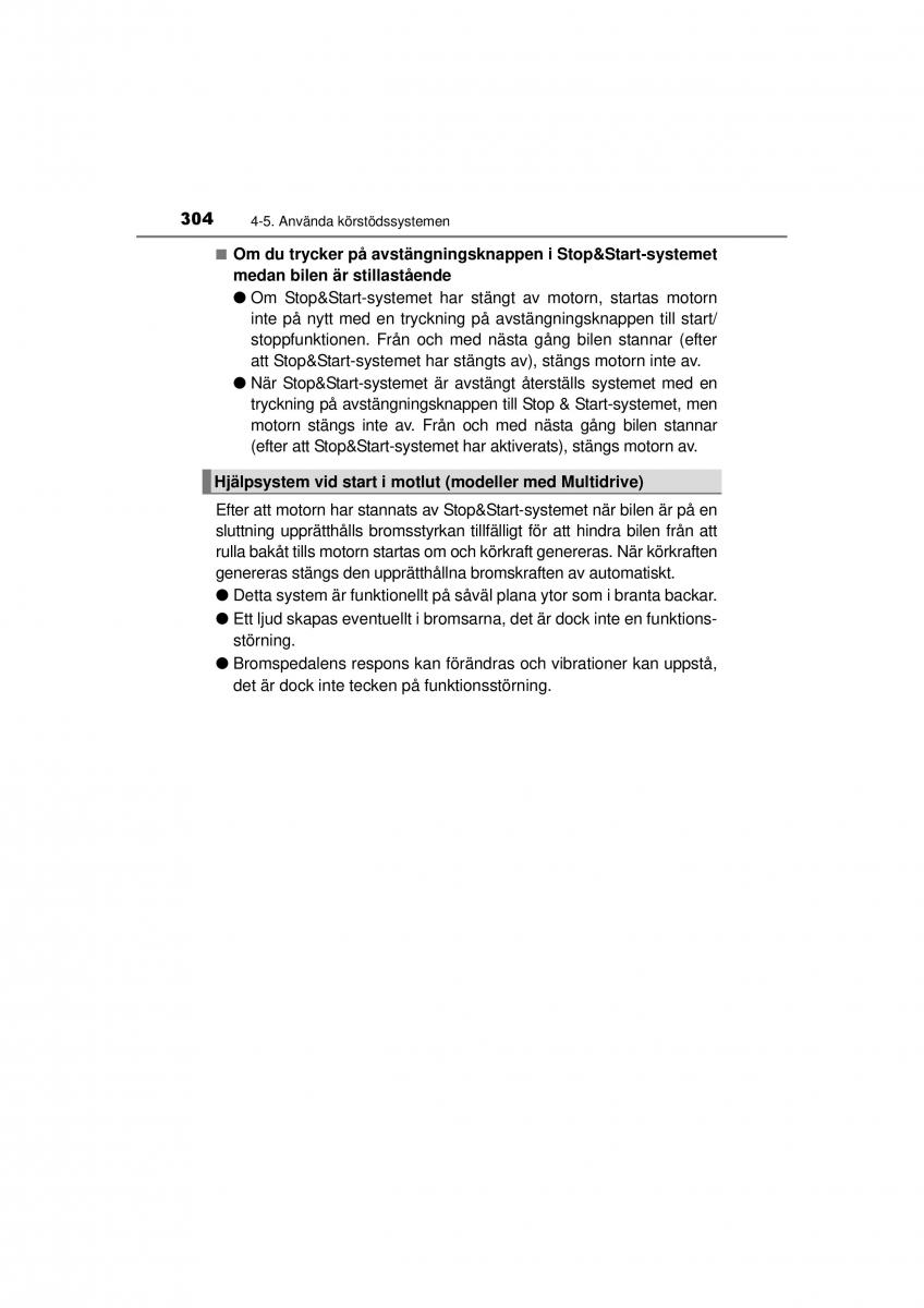 Toyota RAV4 IV 4 instruktionsbok / page 304