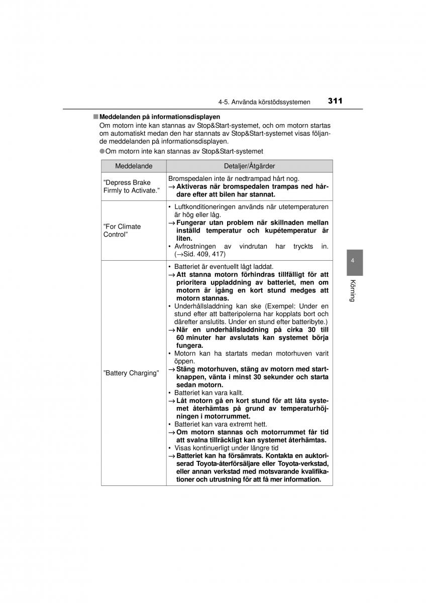 Toyota RAV4 IV 4 instruktionsbok / page 311