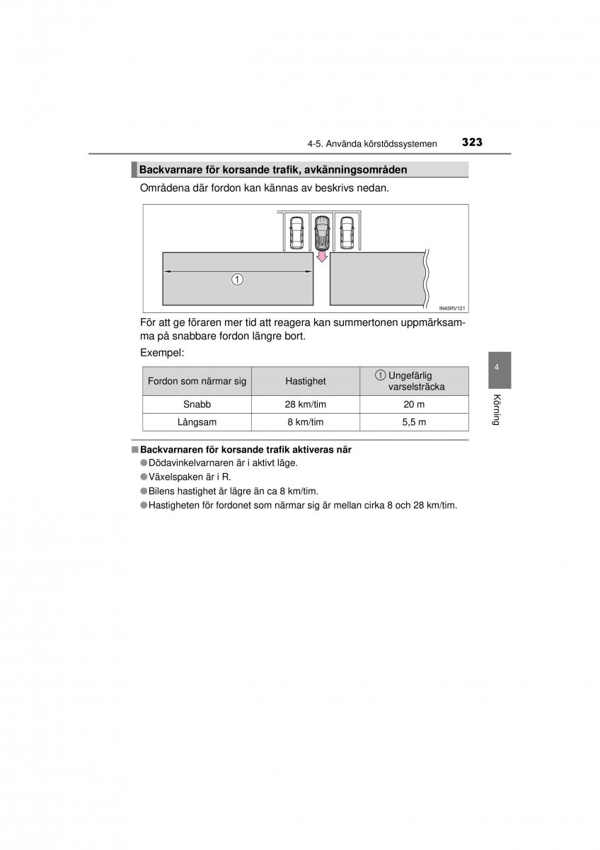 Toyota RAV4 IV 4 instruktionsbok / page 323