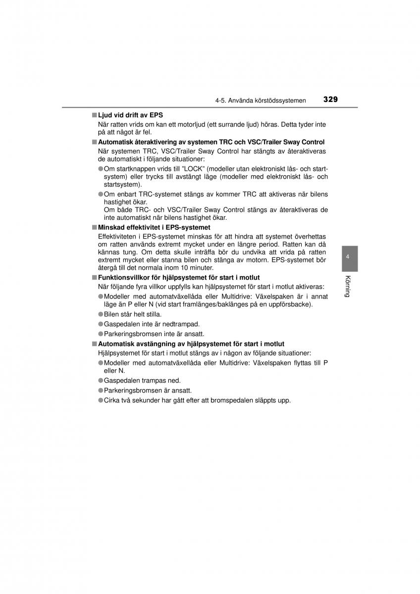 Toyota RAV4 IV 4 instruktionsbok / page 329