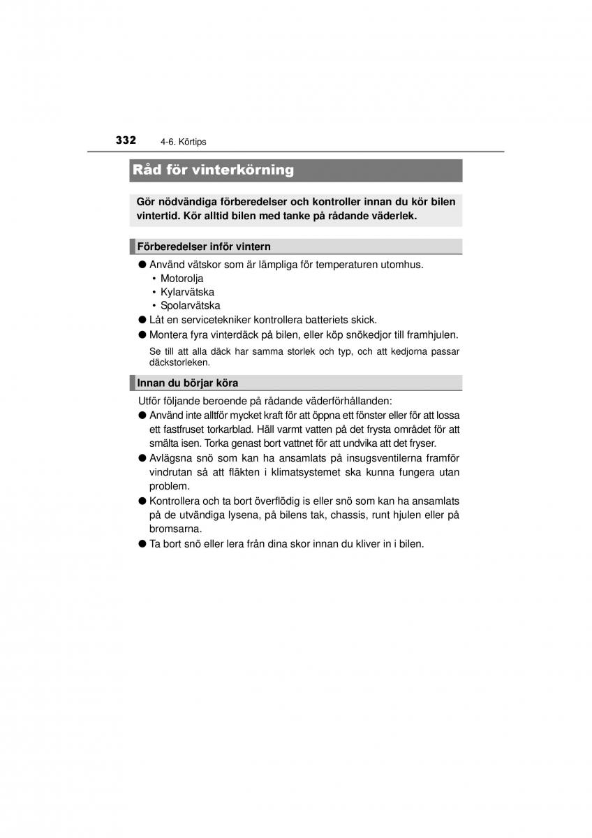 Toyota RAV4 IV 4 instruktionsbok / page 332