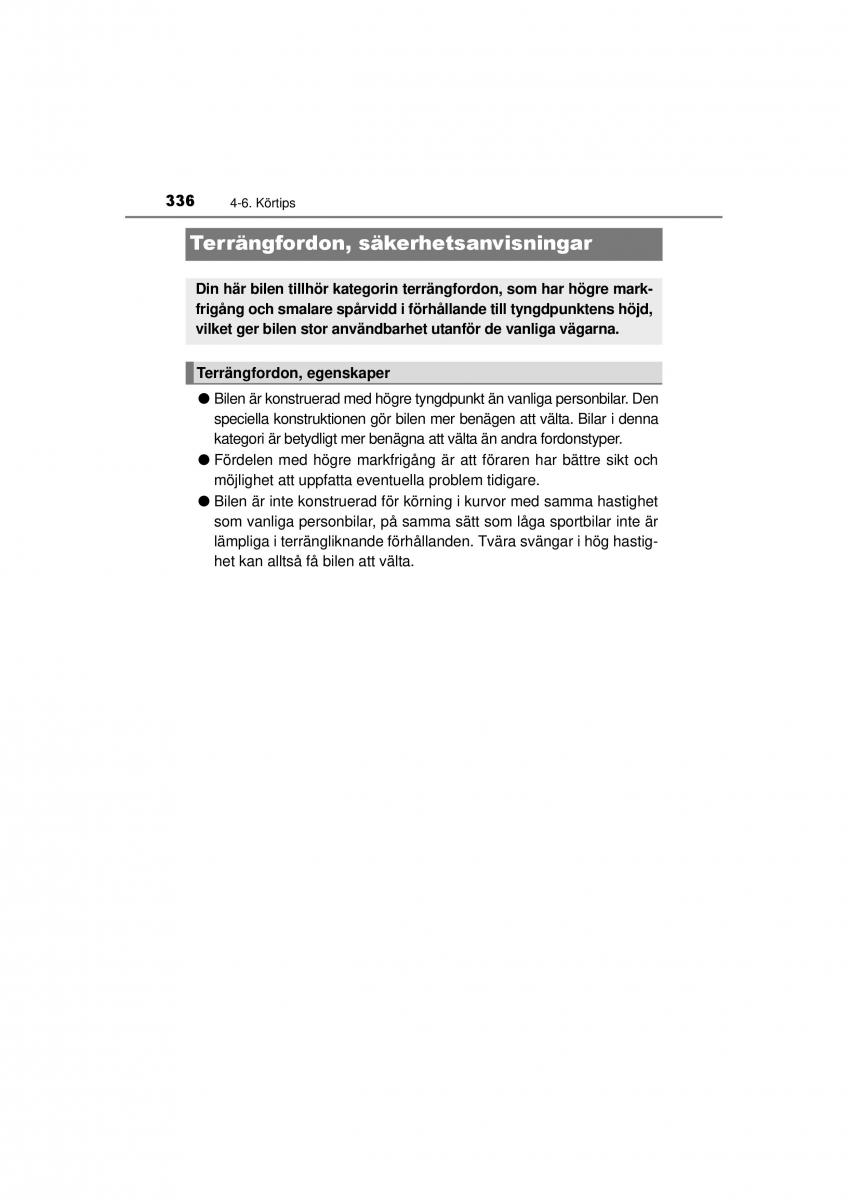 Toyota RAV4 IV 4 instruktionsbok / page 336