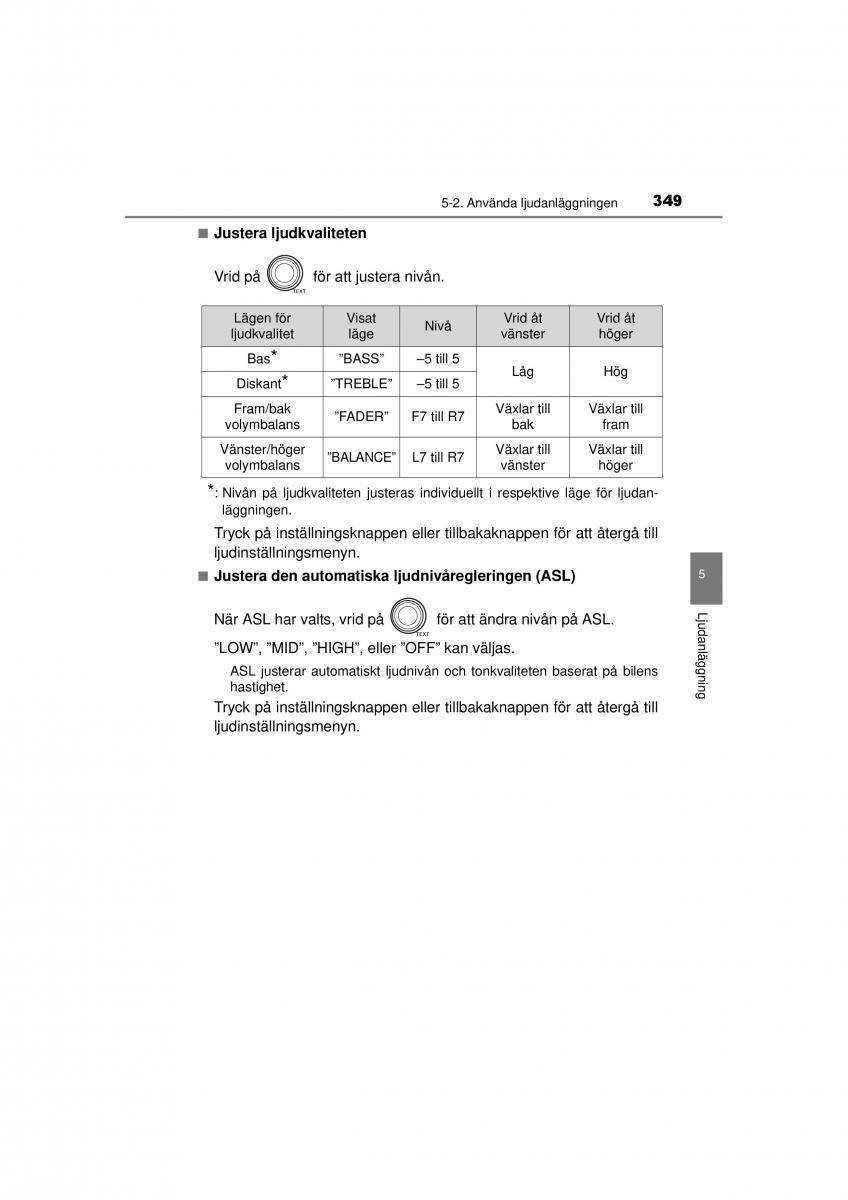 Toyota RAV4 IV 4 instruktionsbok / page 349