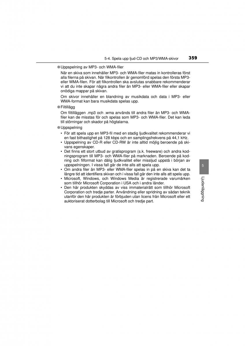 Toyota RAV4 IV 4 instruktionsbok / page 359