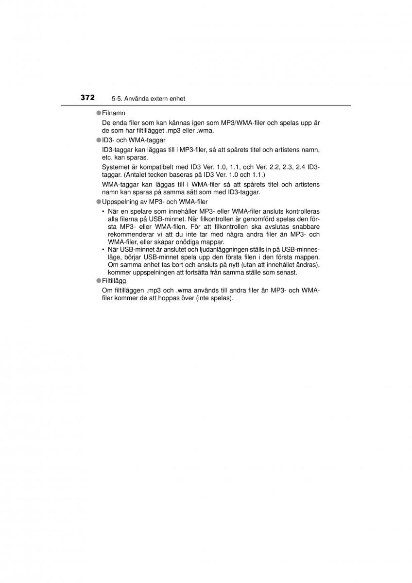 Toyota RAV4 IV 4 instruktionsbok / page 372