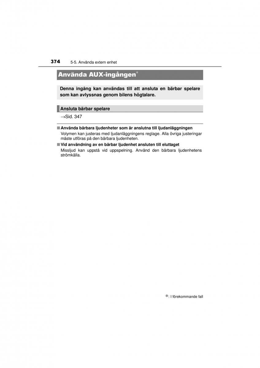 Toyota RAV4 IV 4 instruktionsbok / page 374