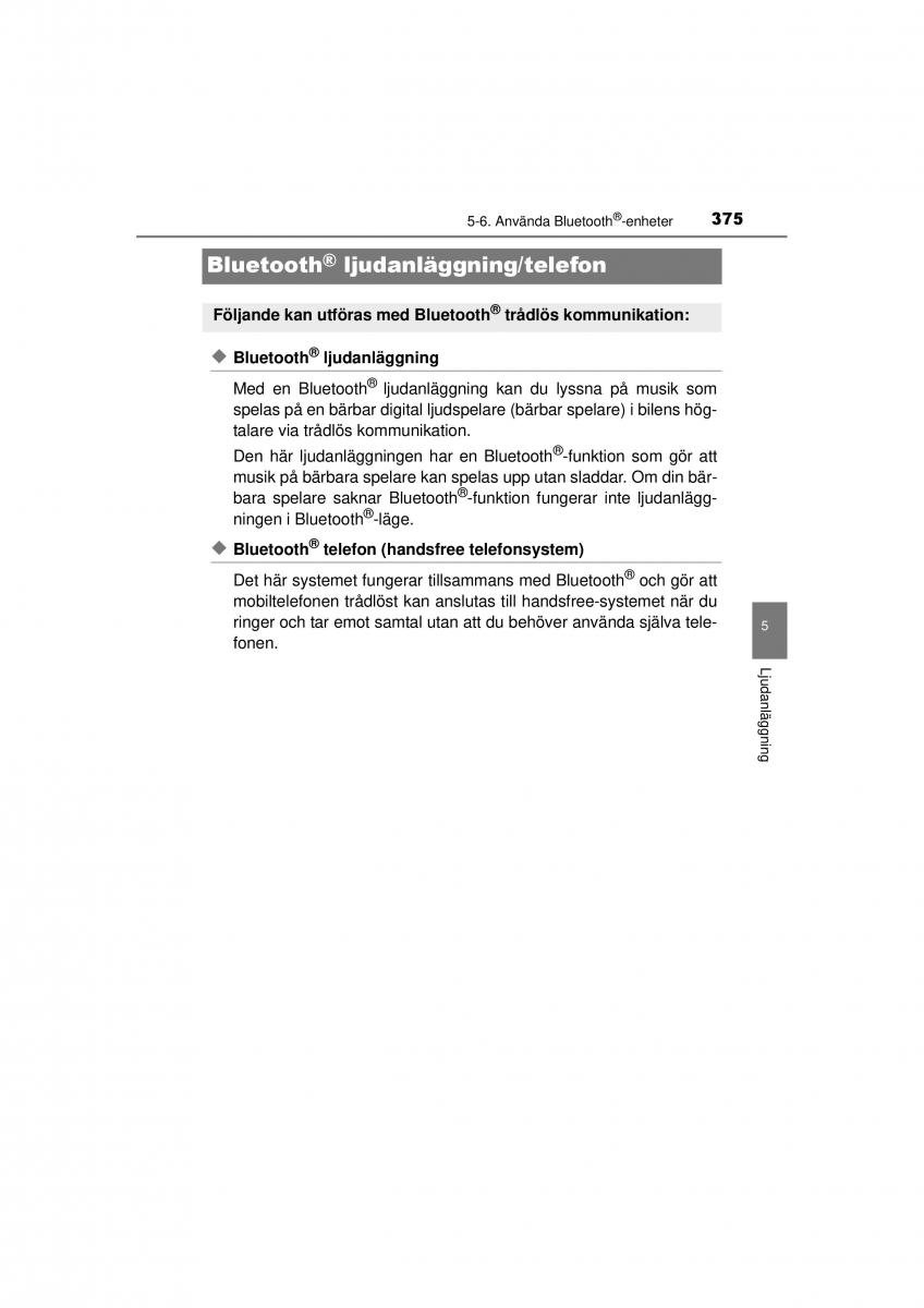 Toyota RAV4 IV 4 instruktionsbok / page 375