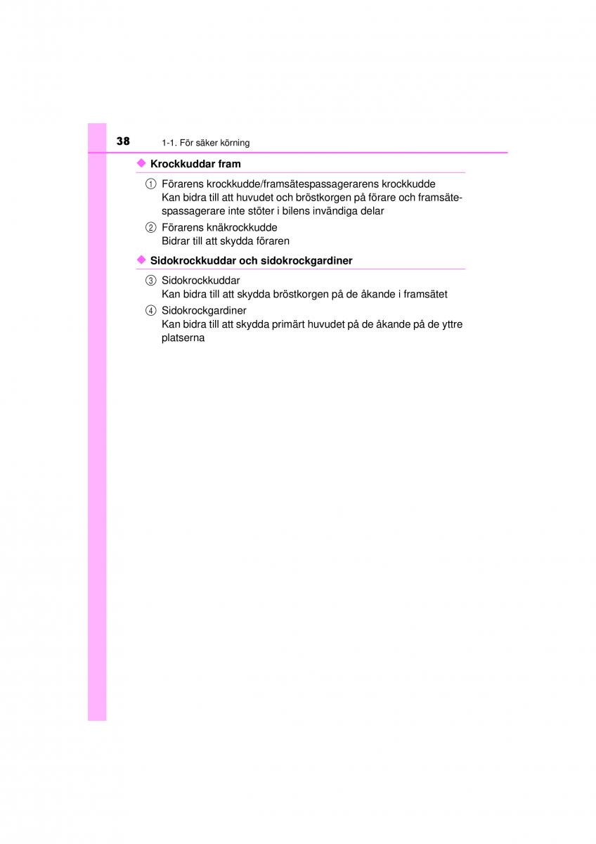 Toyota RAV4 IV 4 instruktionsbok / page 38