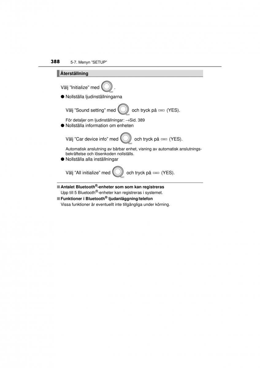 Toyota RAV4 IV 4 instruktionsbok / page 388