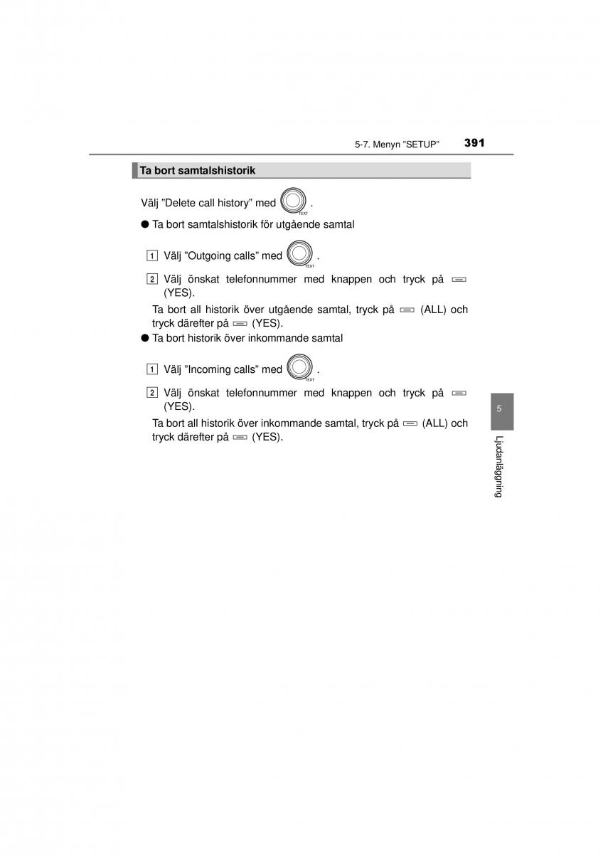 Toyota RAV4 IV 4 instruktionsbok / page 391