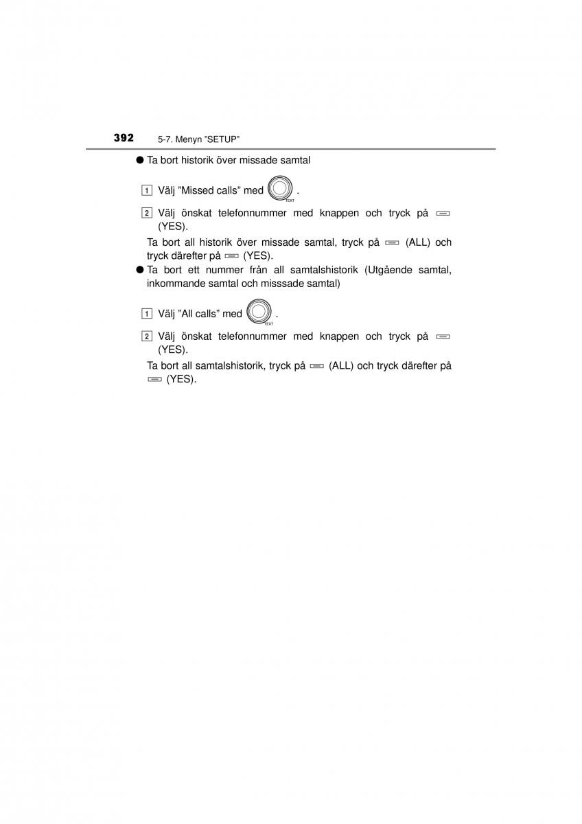 Toyota RAV4 IV 4 instruktionsbok / page 392