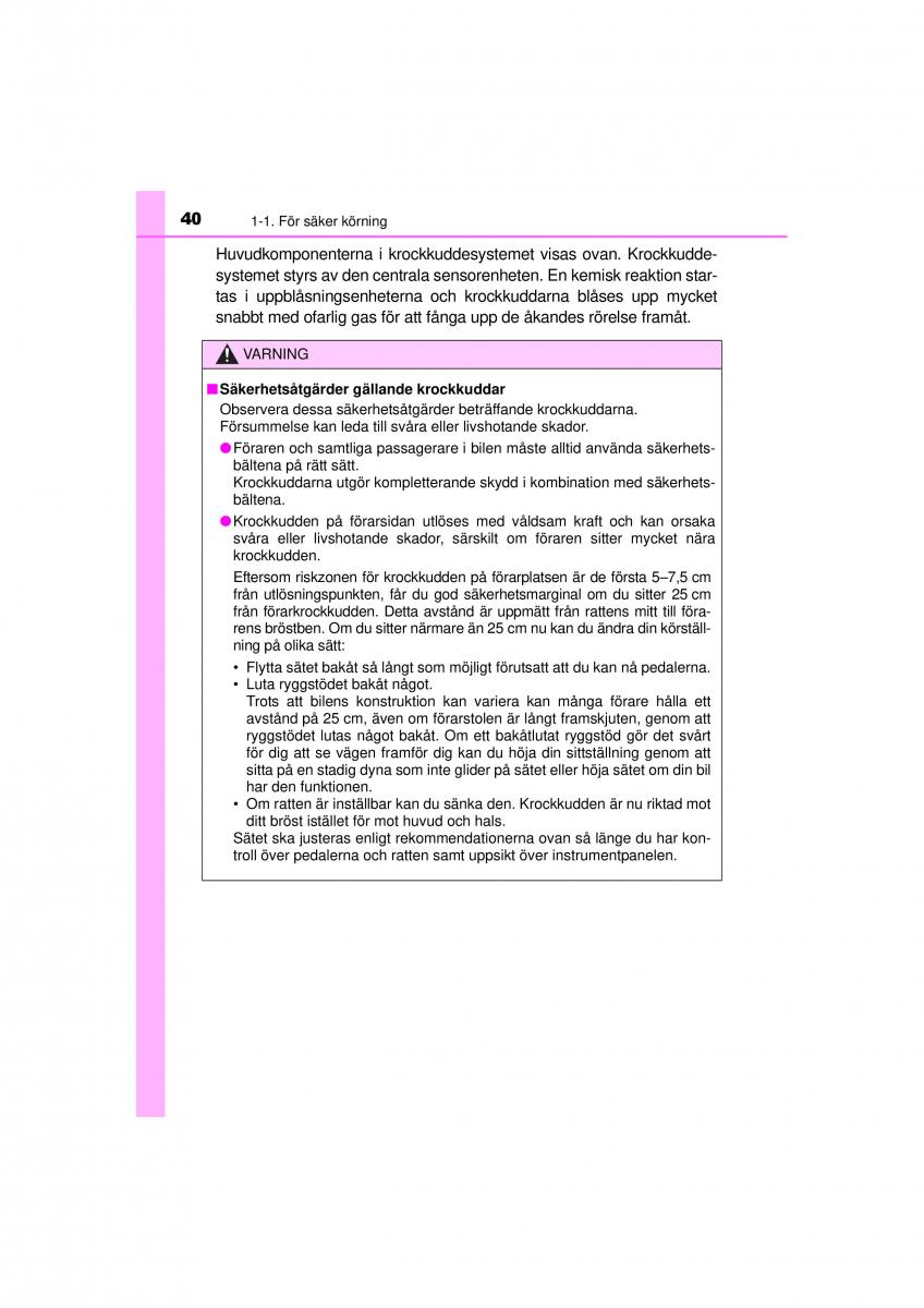 Toyota RAV4 IV 4 instruktionsbok / page 40