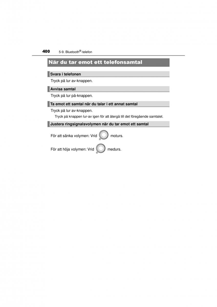 Toyota RAV4 IV 4 instruktionsbok / page 400