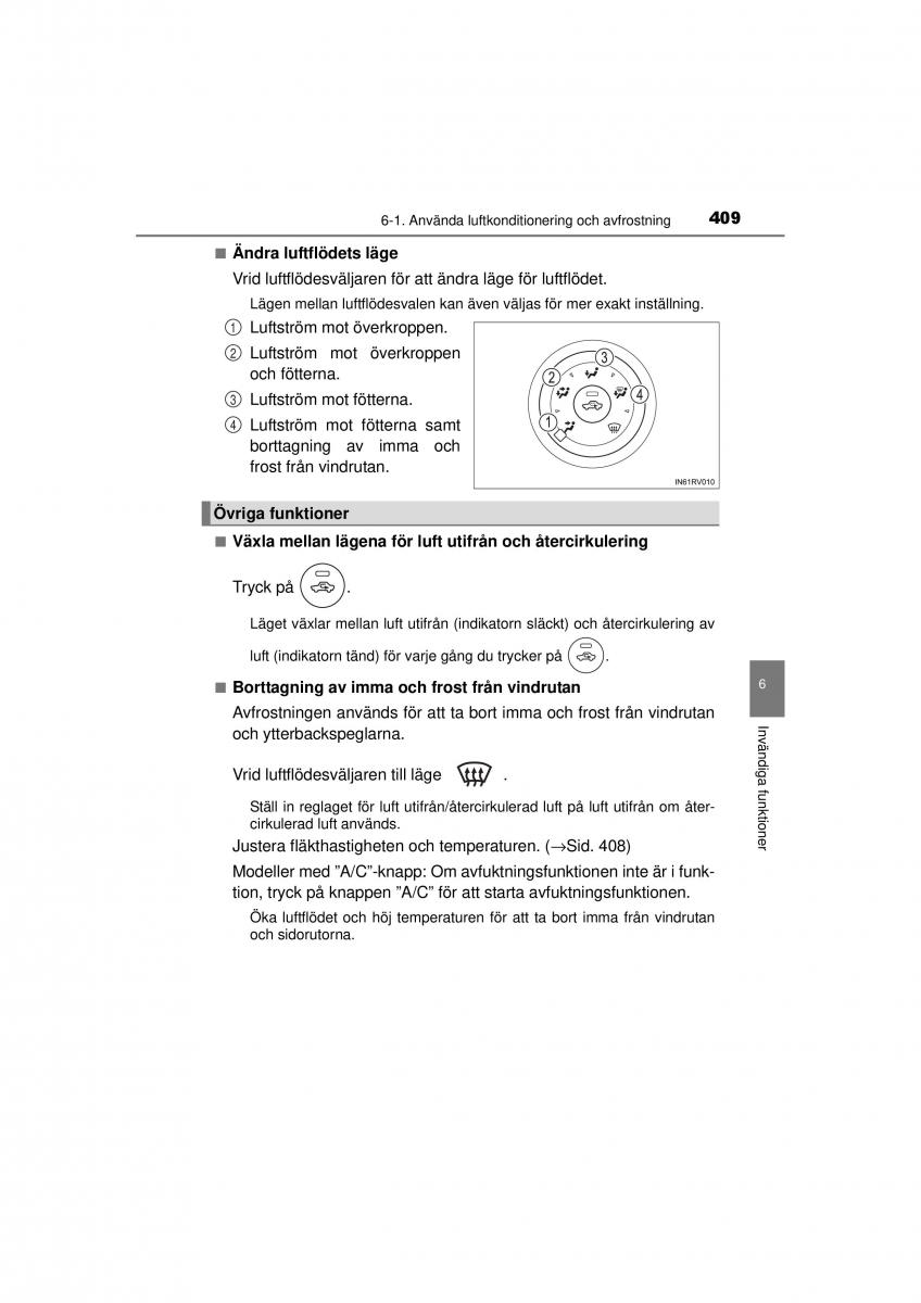 Toyota RAV4 IV 4 instruktionsbok / page 409