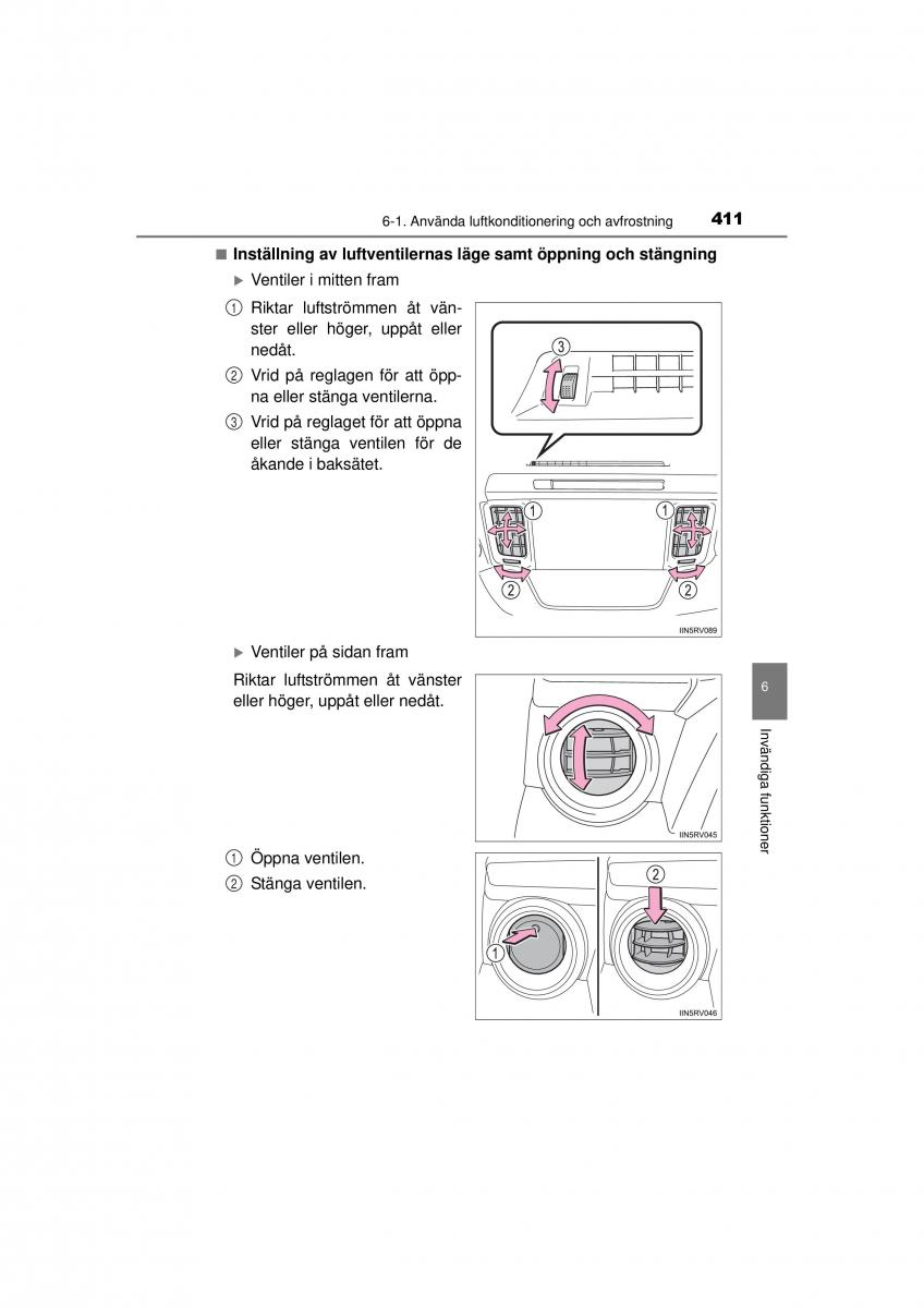 Toyota RAV4 IV 4 instruktionsbok / page 411