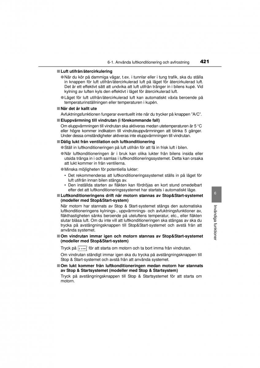 Toyota RAV4 IV 4 instruktionsbok / page 421