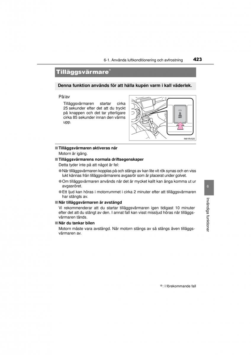 Toyota RAV4 IV 4 instruktionsbok / page 423