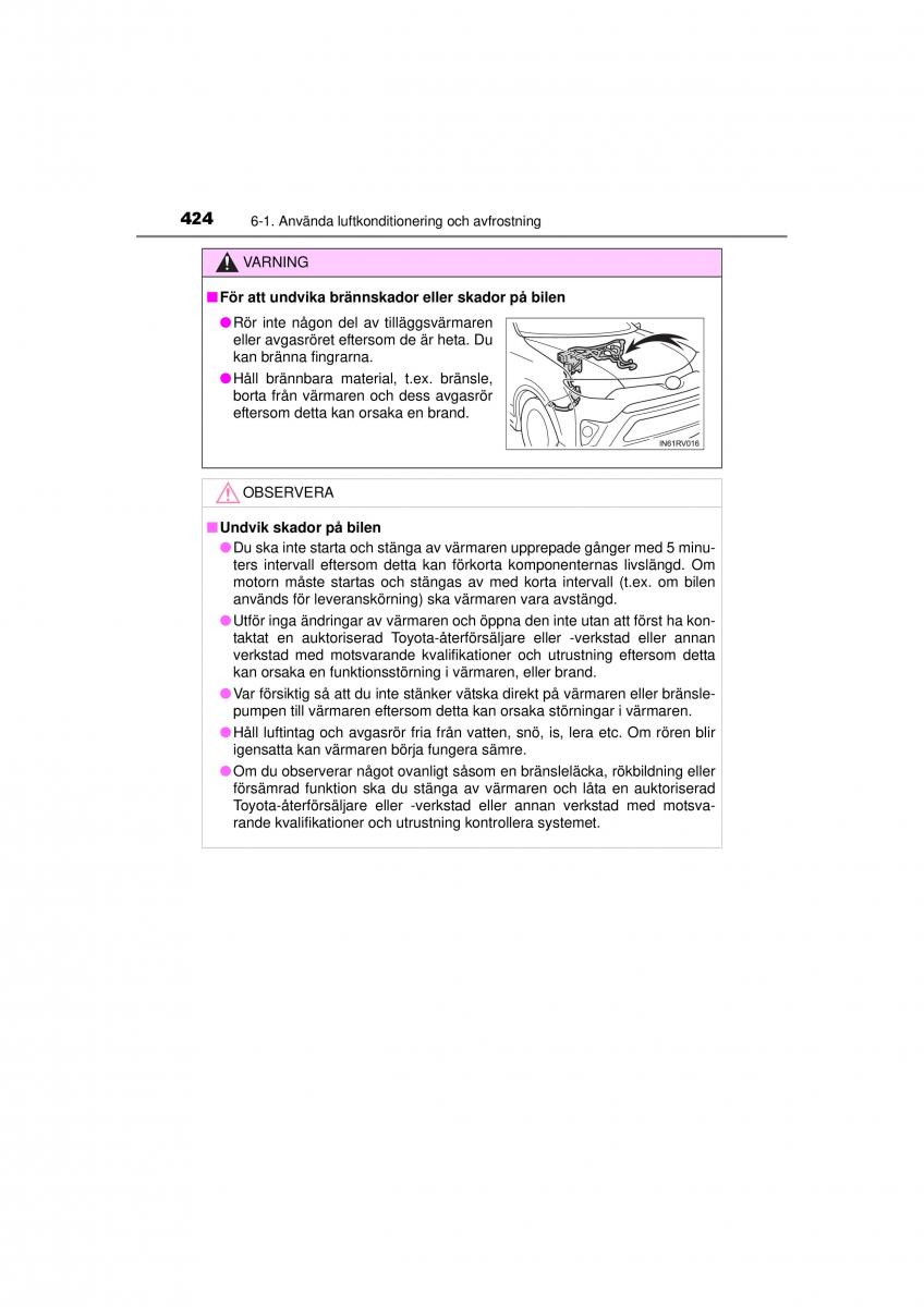 Toyota RAV4 IV 4 instruktionsbok / page 424