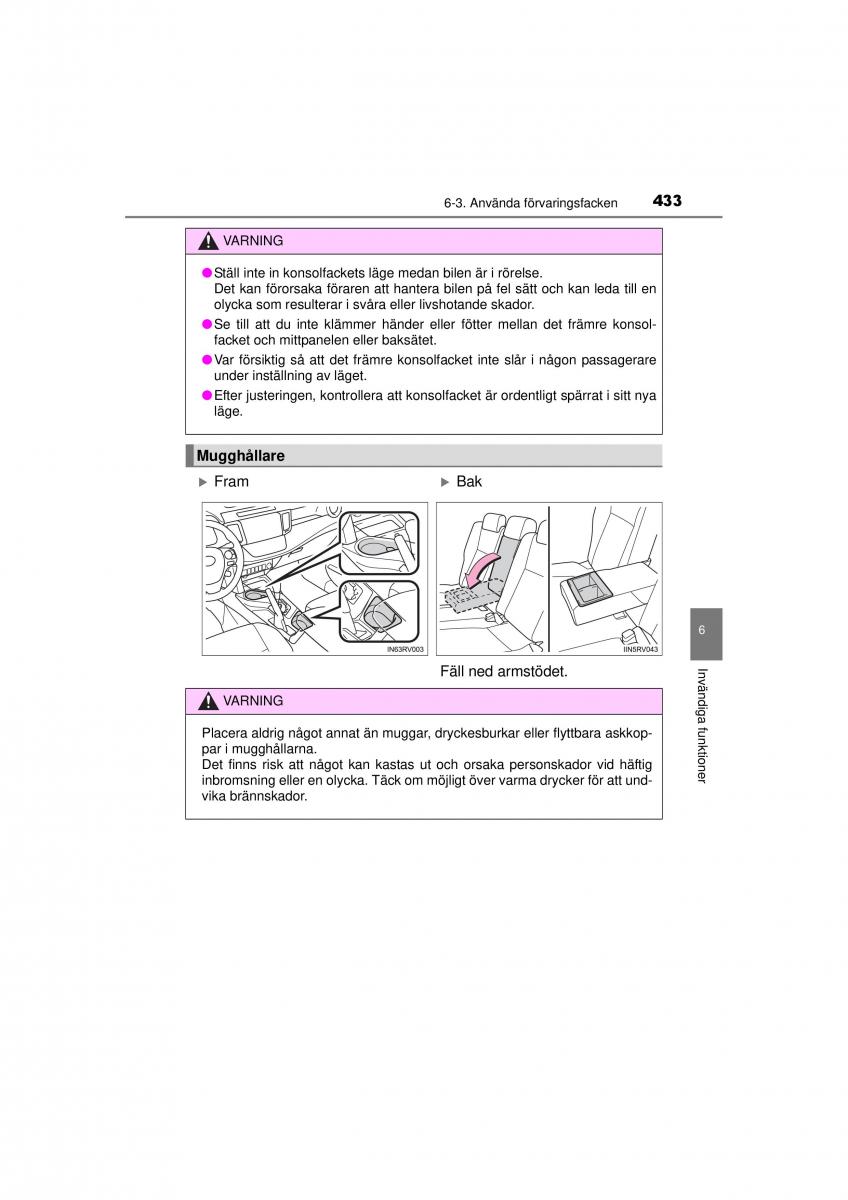 Toyota RAV4 IV 4 instruktionsbok / page 433