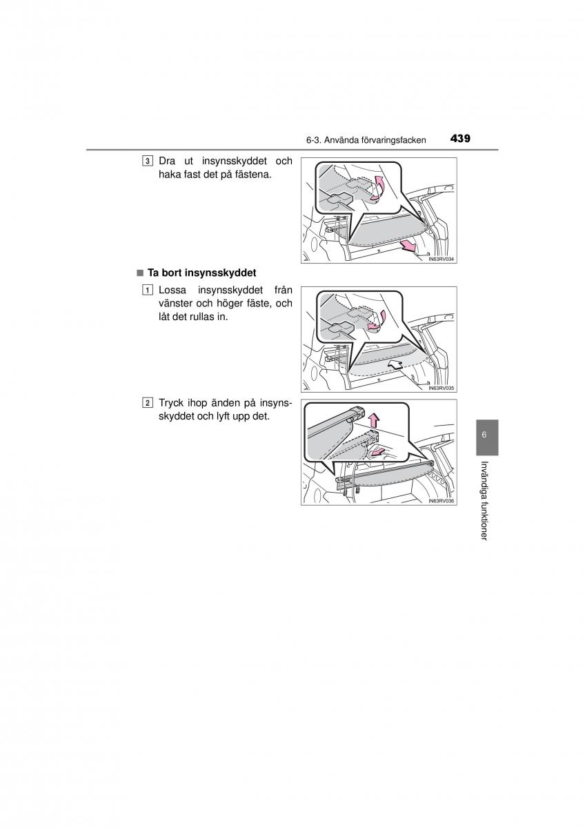 Toyota RAV4 IV 4 instruktionsbok / page 439