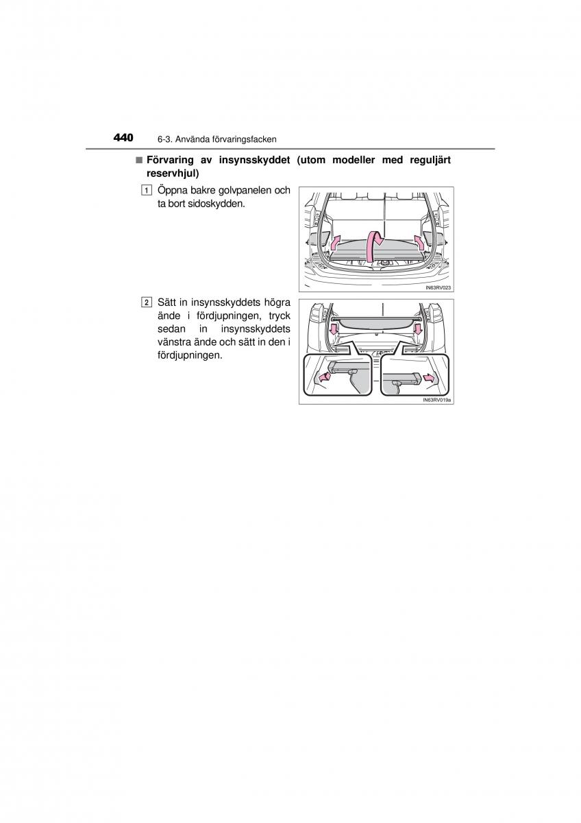 Toyota RAV4 IV 4 instruktionsbok / page 440