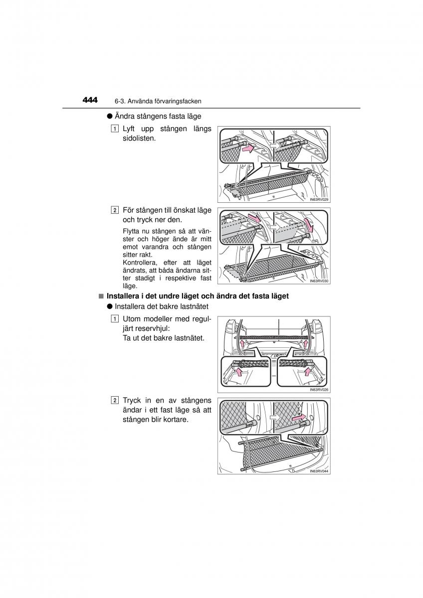 Toyota RAV4 IV 4 instruktionsbok / page 444